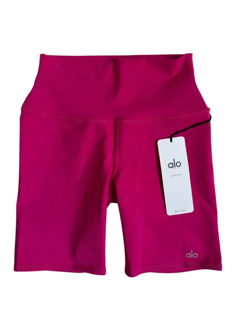 NWT Alo High-Waist Biker Short 7” (Magenta Crush) - Extra Small